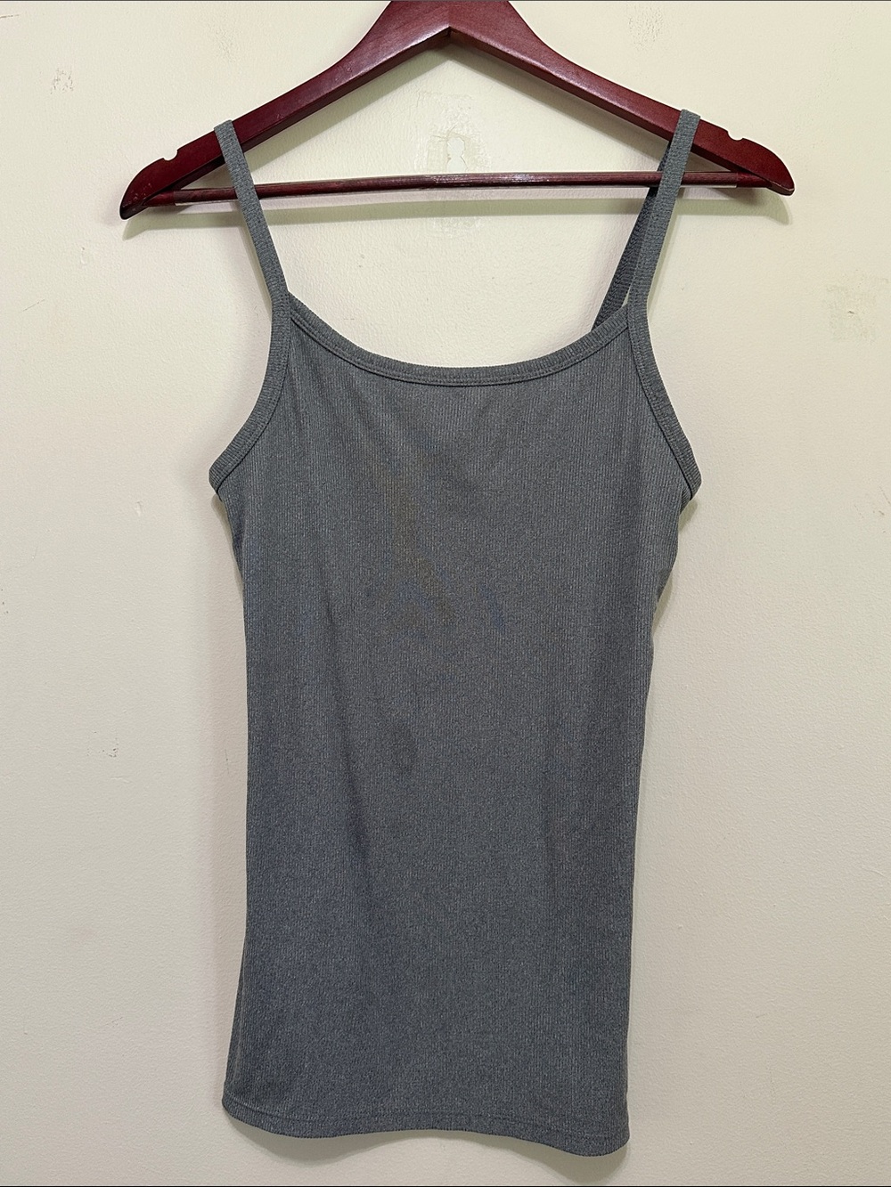 No Boundaries Grey Slim Camisole with Adjustable Straps
